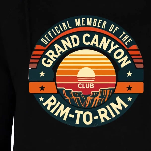 Member Of The Grand Canyon Rimtorim Club Womens Funnel Neck Pullover Hood