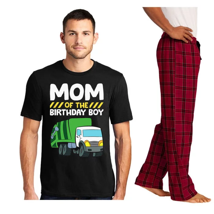 Mom Of The Birthday Boy Garbage Truck Birthday Party Pajama Set