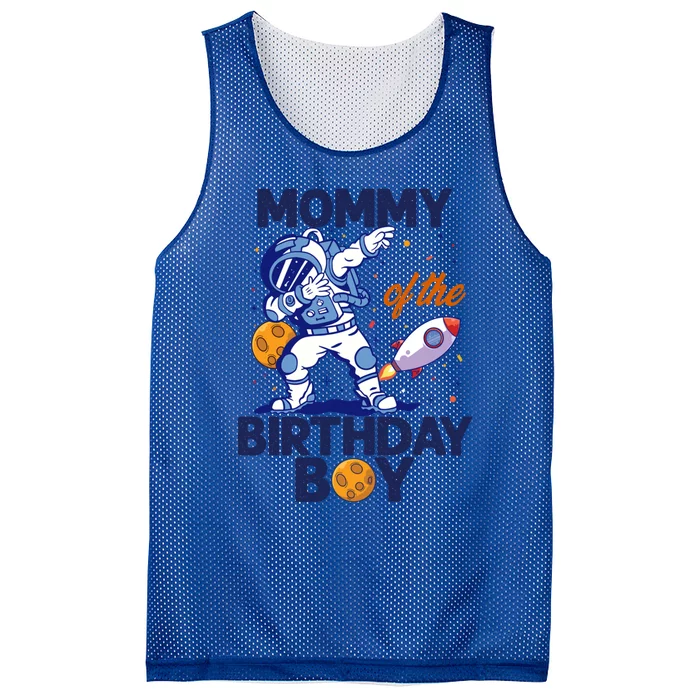 Mommy Of The Birthday Astronaut Space Planet Bgiftday Mom Gift Mesh Reversible Basketball Jersey Tank