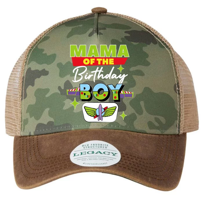 Mama Of The Birthday Boy Toy Funny Story Family Legacy Tie Dye Trucker Hat