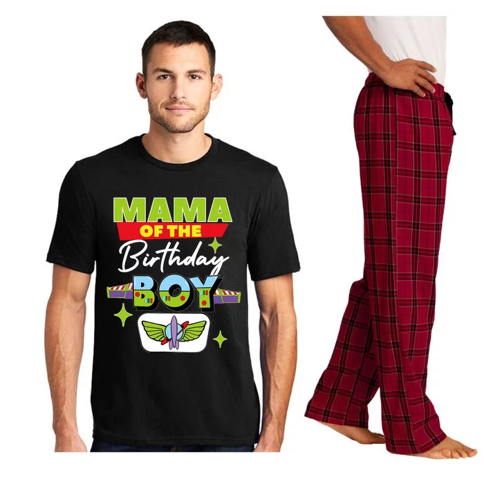 Mama Of The Birthday Boy Toy Funny Story Family Pajama Set