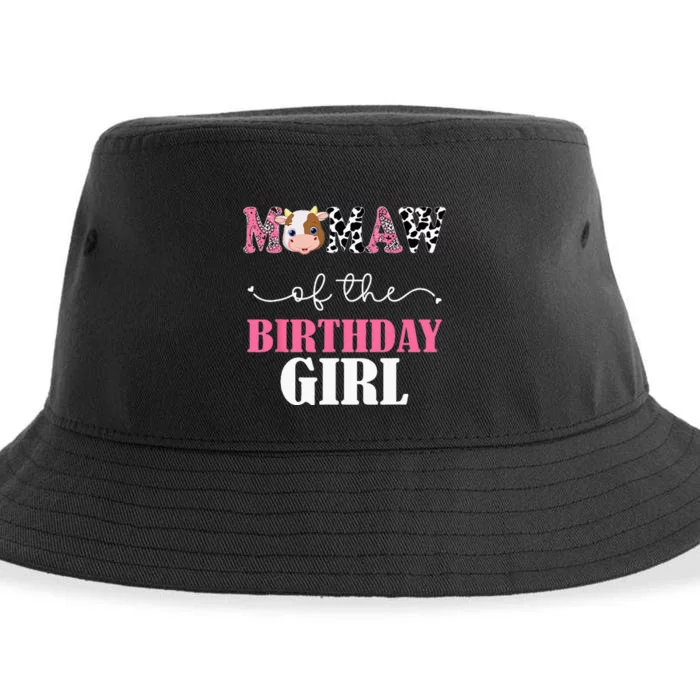 Mamaw Of The Birthday For Girl Cow Farm 1st Birthday Cow Sustainable Bucket Hat