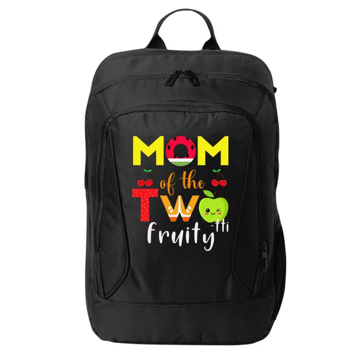 Mom Of the Twotti Frutti 2nd Birthday Party Fruit Themed City Backpack