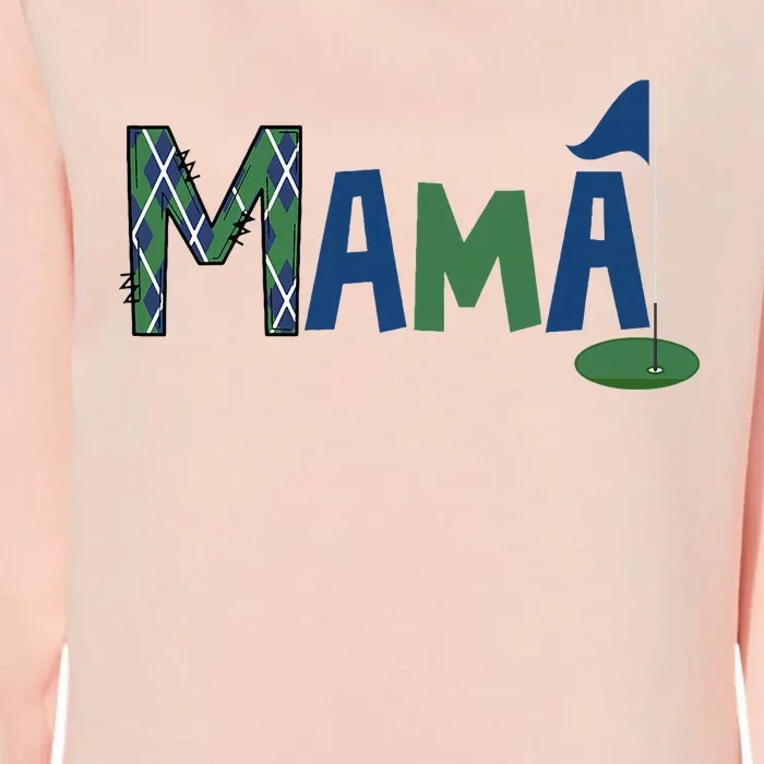 Mama Of The Birthday Boy Hole In One Golf Sport Matching Womens California Wash Sweatshirt