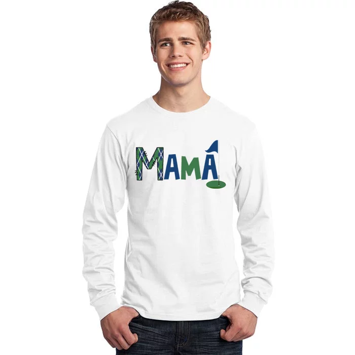 Mama Of The Birthday Boy Hole In One Golf Sport Matching Tall Long Sleeve T-Shirt