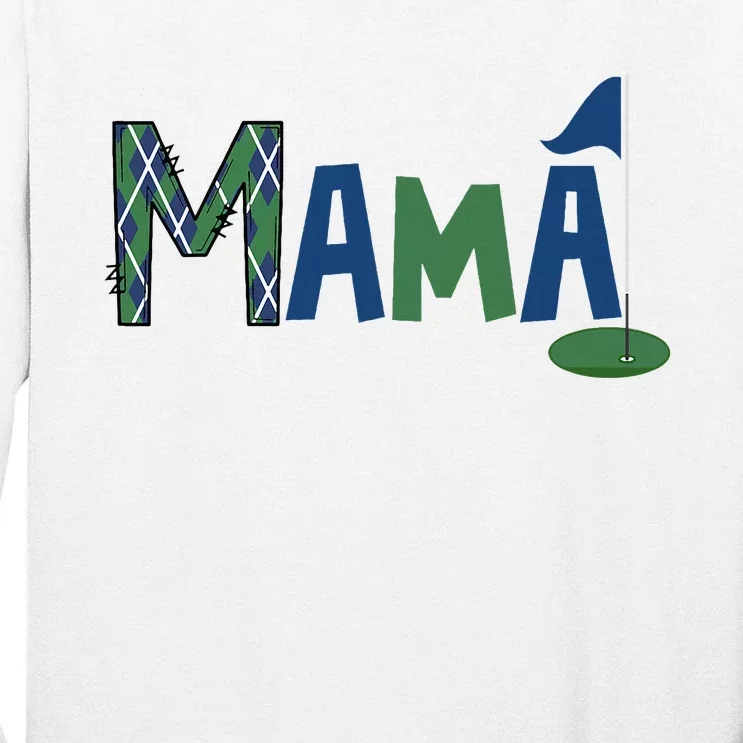 Mama Of The Birthday Boy Hole In One Golf Sport Matching Tall Long Sleeve T-Shirt