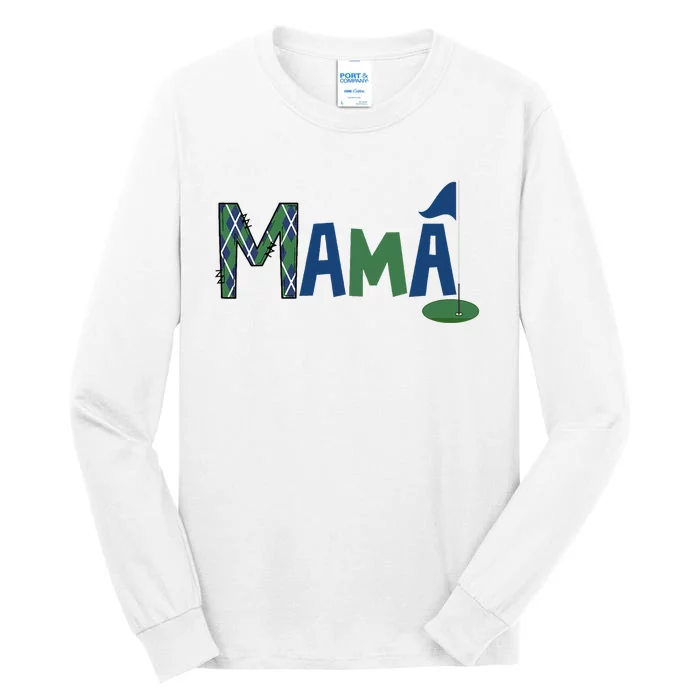 Mama Of The Birthday Boy Hole In One Golf Sport Matching Tall Long Sleeve T-Shirt