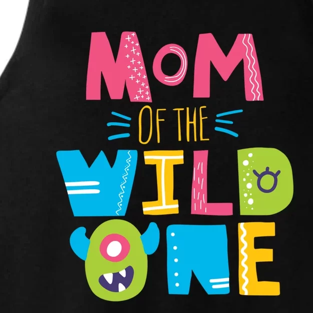 Mom Of The Wild One Year Old First Birthday Gift Ladies Tri-Blend Wicking Tank