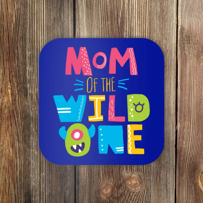 Mom Of The Wild One Year Old First Birthday Gift Coaster