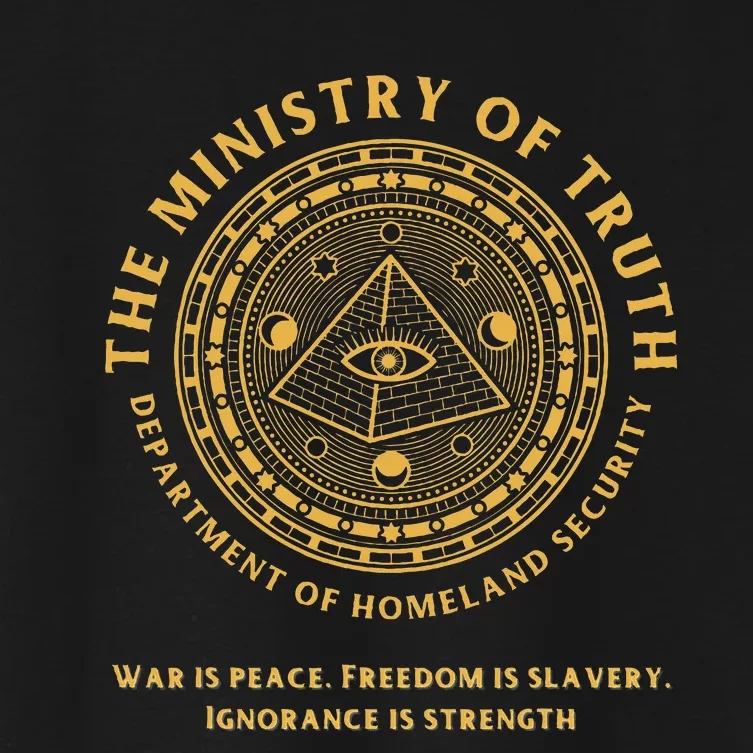 Ministry Of Truth Disinformation Governance Board Women's Crop Top Tee