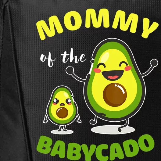 Mommy Of The Babycado Avocado Family Matching Gift City Backpack