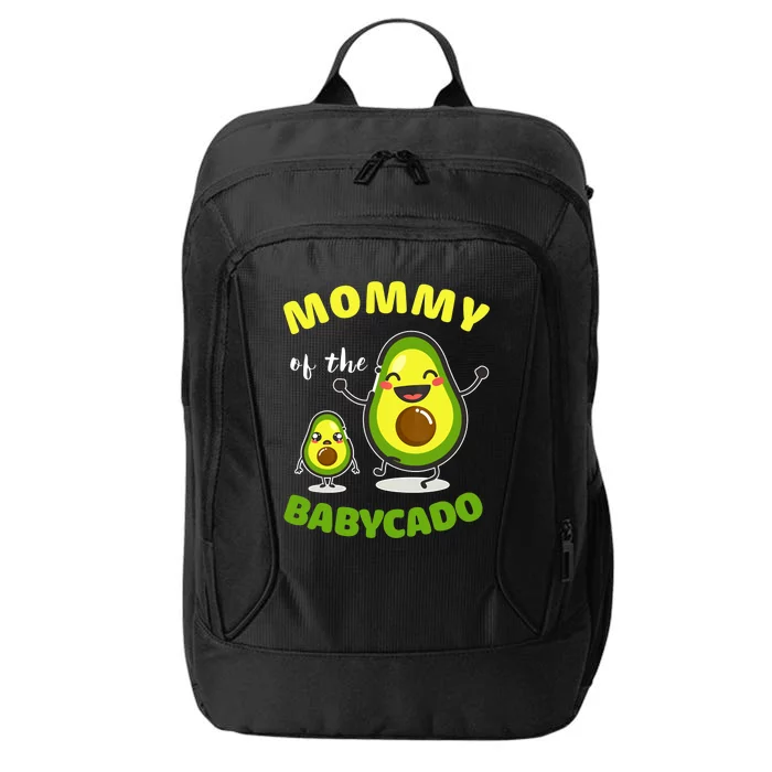 Mommy Of The Babycado Avocado Family Matching Gift City Backpack