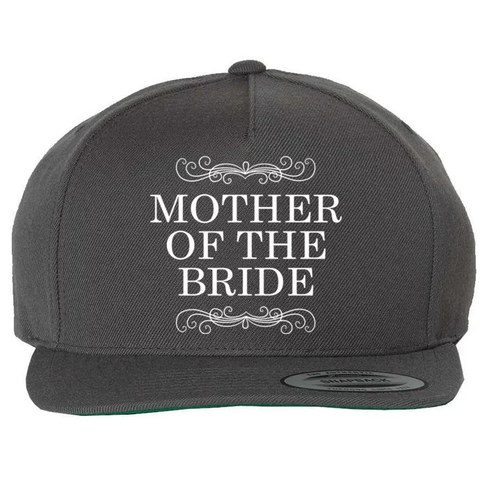 Mother Of The Bride Wool Snapback Cap