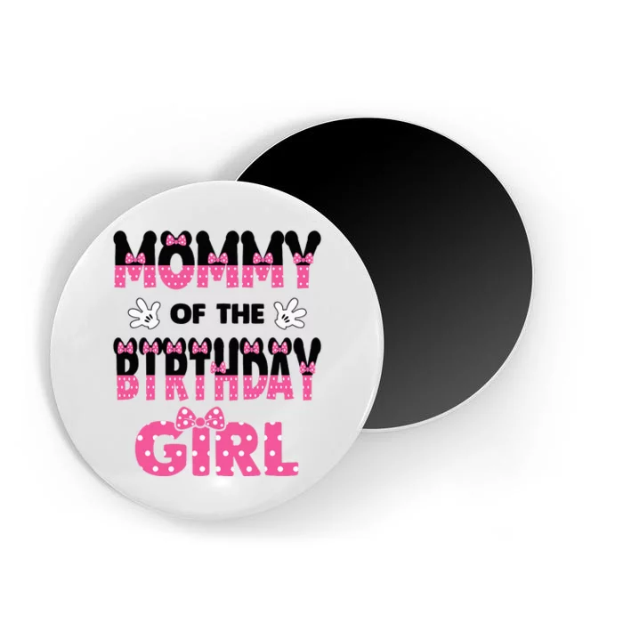 Mommy Of The Birthday Girl Mouse Theme Party Magnet