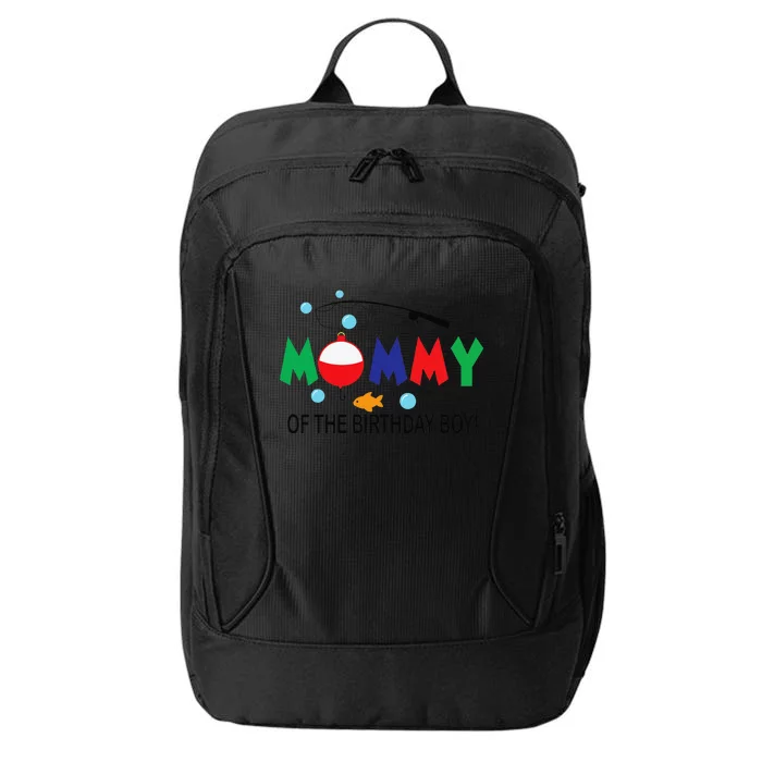 Mommy Of The Birthday 1st Birthday Fishing Theme City Backpack