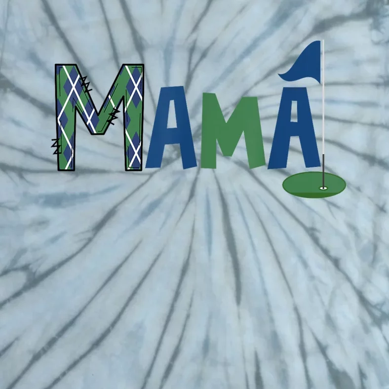 Mama Of The Birthday Boy Hole In One Golf Sport Matching Tie-Dye T-Shirt