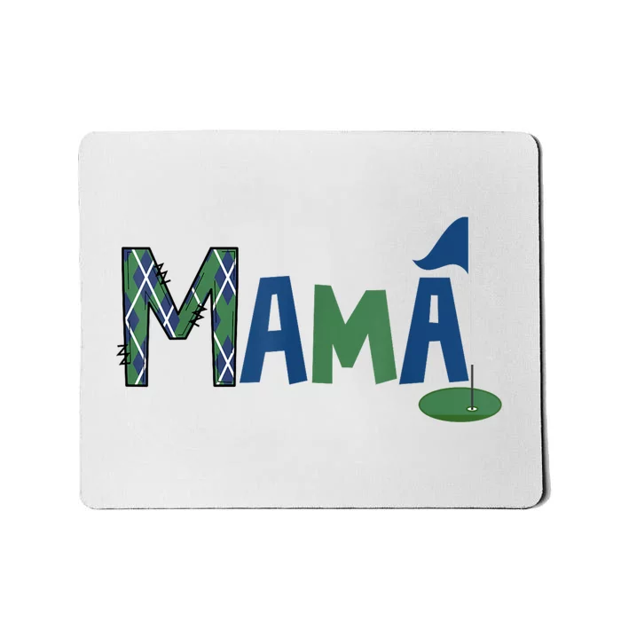 Mama Of The Birthday Boy Hole In One Golf Sport Matching Mousepad