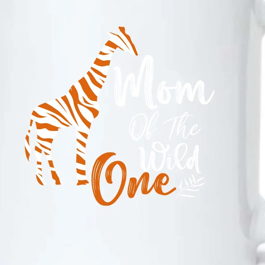 Mom Of The Wild One Funny 1st Birthday Animal Safari Gift Black Color Changing Mug