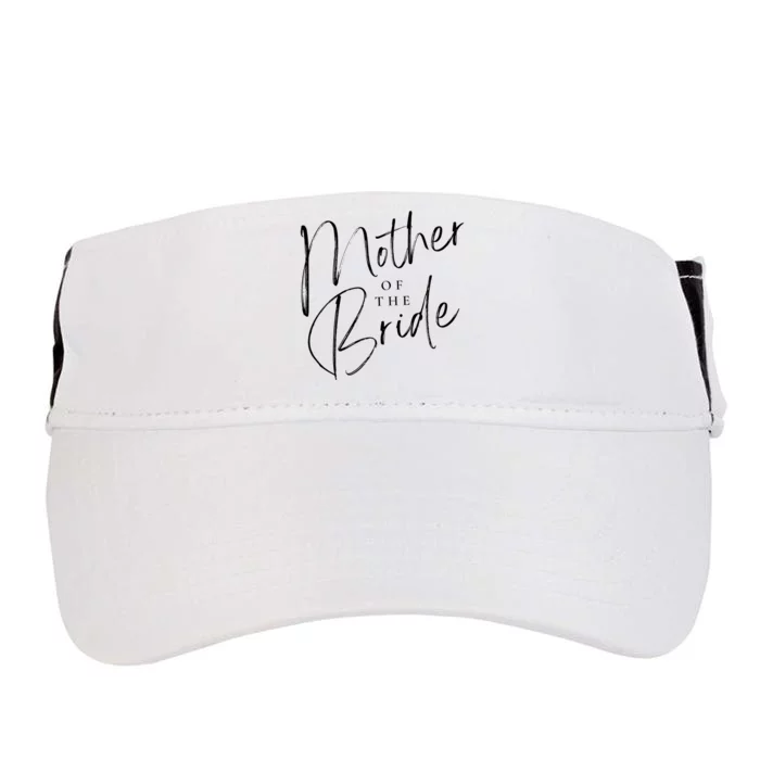 Mother Of The Bride Cute Gift Adult Drive Performance Visor