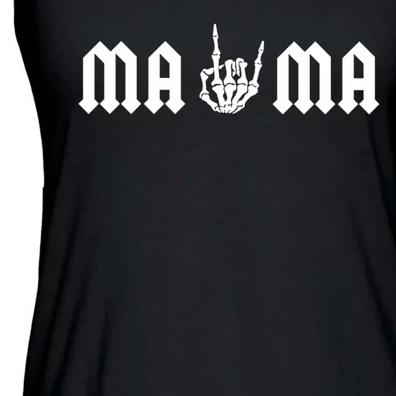 Mama Of The Bad Two The Bone Birthday 2 Years Old Birthday Ladies Essential Flowy Tank