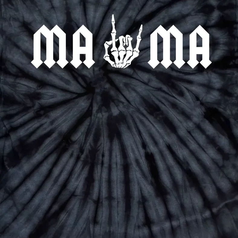 Mama Of The Bad Two The Bone Birthday 2 Years Old Birthday Tie-Dye T-Shirt