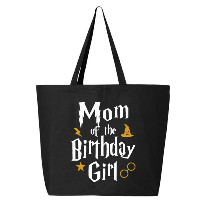 Mom Of The Birthday Girl Wizard 1st Birthday Family Party 25L Jumbo Tote