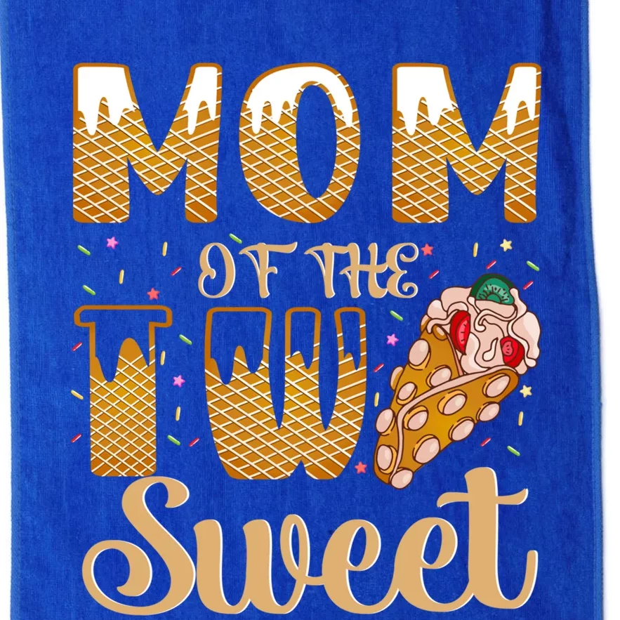 Mom Of The Two Sweet Proud Mother Mothers Day Gift Platinum Collection Golf Towel