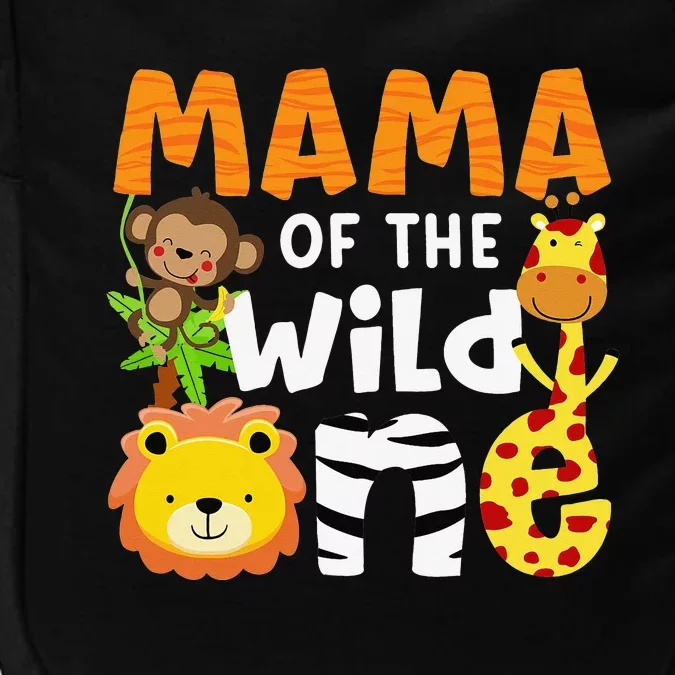 Mama of the Wild One Zoo Theme Bday Safari Jungle Animals Impact Tech Backpack