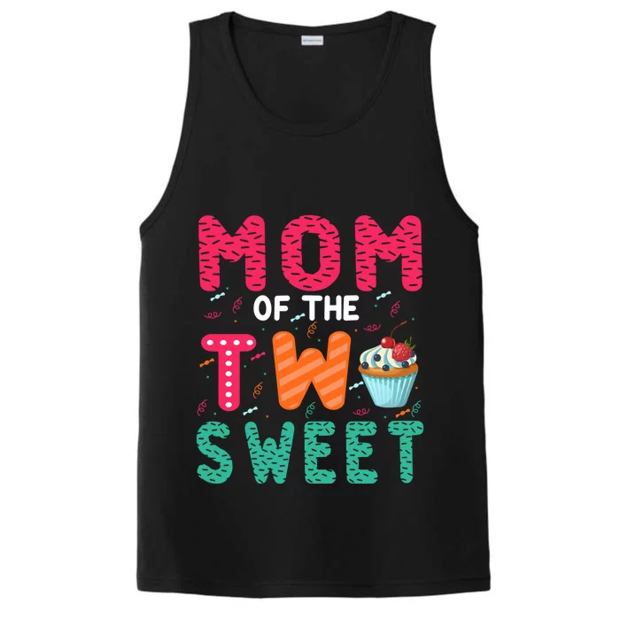 Mom Of The Two Sweet Proud Mother Mothers Day Gift Performance Tank