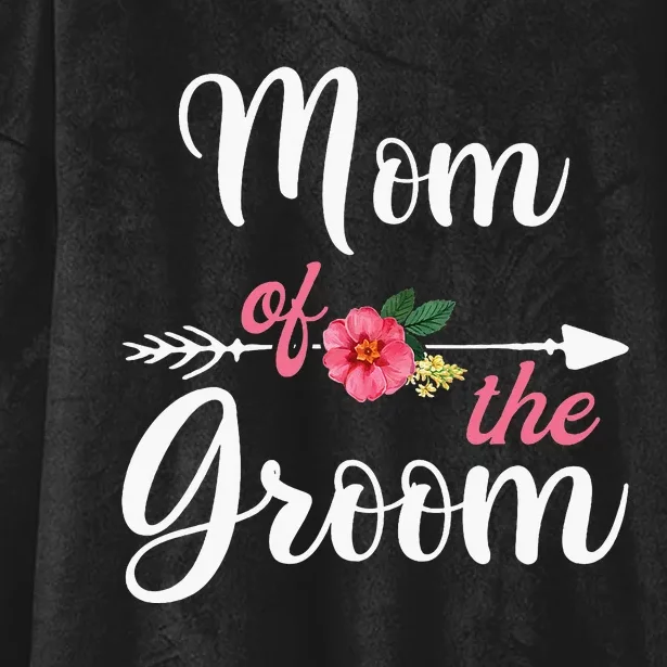 Mom Of The Groom For Women Bachelor Party Hooded Wearable Blanket