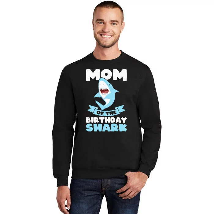 Mom of the Birthday Shark Birthday Sweatshirt