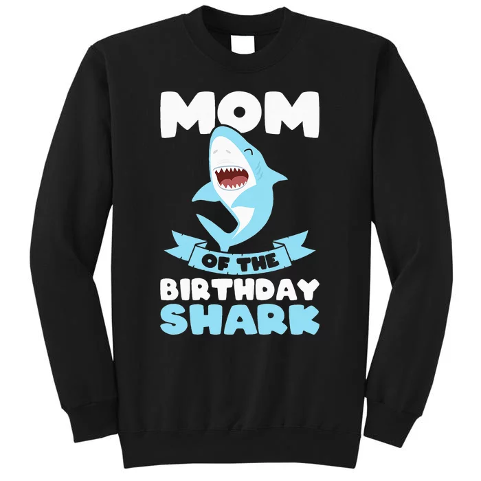 Mom of the Birthday Shark Birthday Sweatshirt