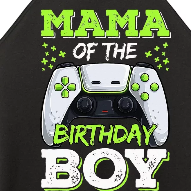 Mom of the Birthday  Matching Video Gamer Party Women’s Perfect Tri Rocker Tank