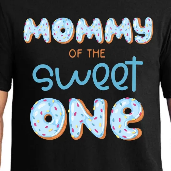 Mommy Of The Sweet One Donut Boy 1st Birthday Party Mama Mom Pajama Set