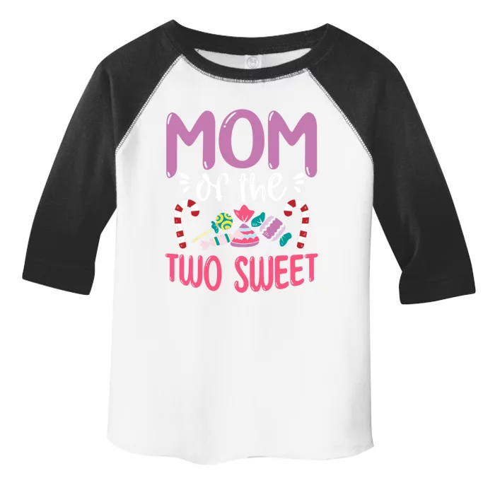 Mom Of The Two Sweet Proud Mother Mama Gift Toddler Fine Jersey T-Shirt