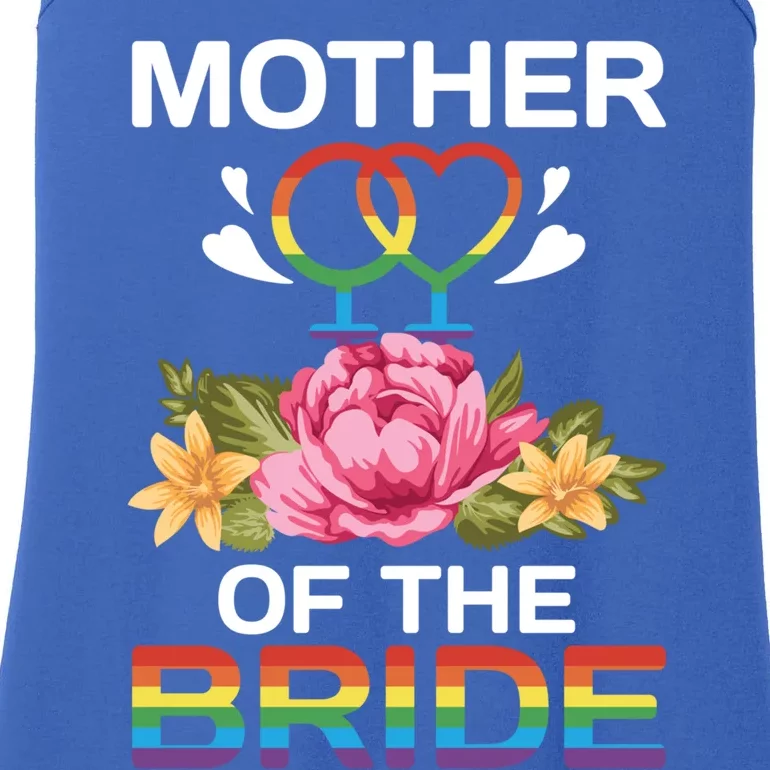 Mother Of The Bride Flower Gay Lesbian Wedding Lgbt Same Sex Gift Ladies Essential Tank