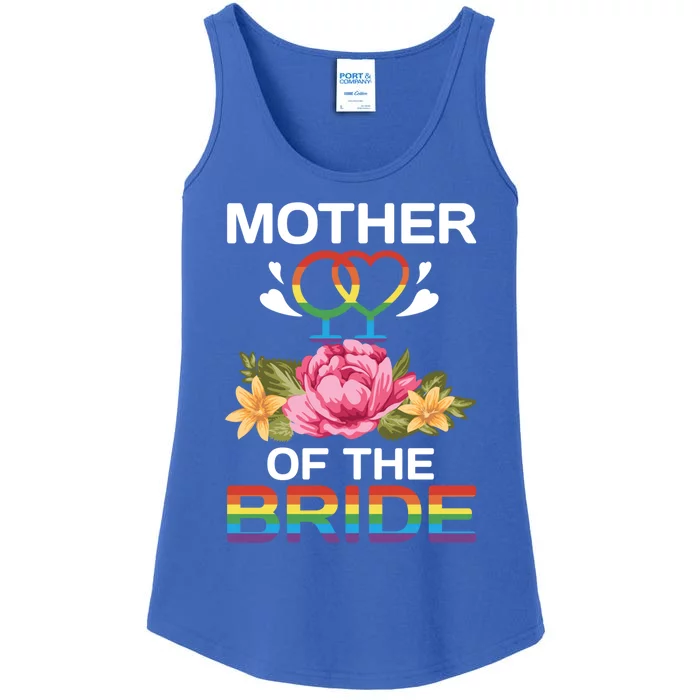 Mother Of The Bride Flower Gay Lesbian Wedding Lgbt Same Sex Gift Ladies Essential Tank