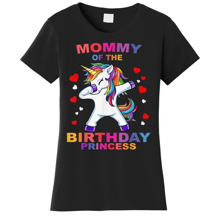 Mommy of the Birthday Princess Unicorn Outfit Women's T-Shirt