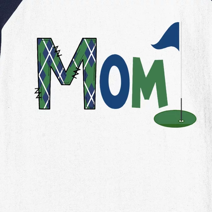 Mom Of The Birthday Boy Hole In One Golf Sport Matching Baseball Sleeve Shirt