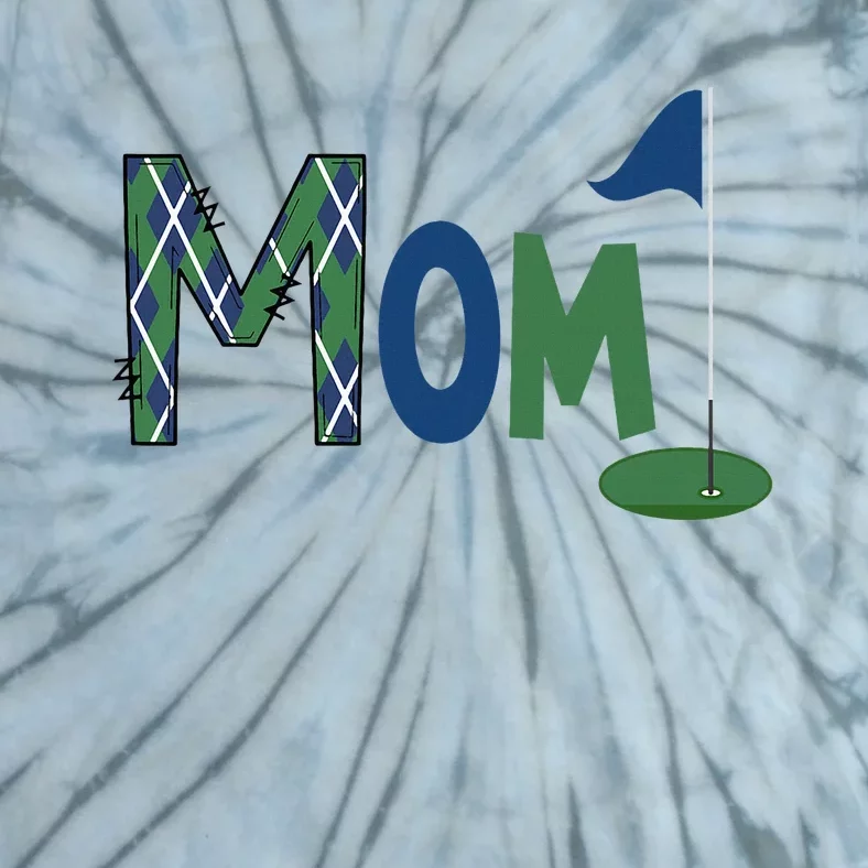 Mom Of The Birthday Boy Hole In One Golf Sport Matching Tie-Dye T-Shirt