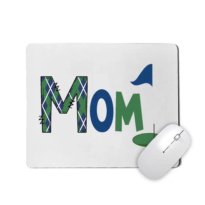 Mom Of The Birthday Boy Hole In One Golf Sport Matching Mousepad