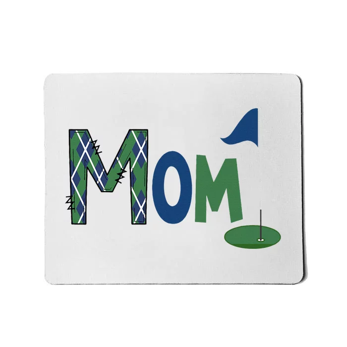 Mom Of The Birthday Boy Hole In One Golf Sport Matching Mousepad