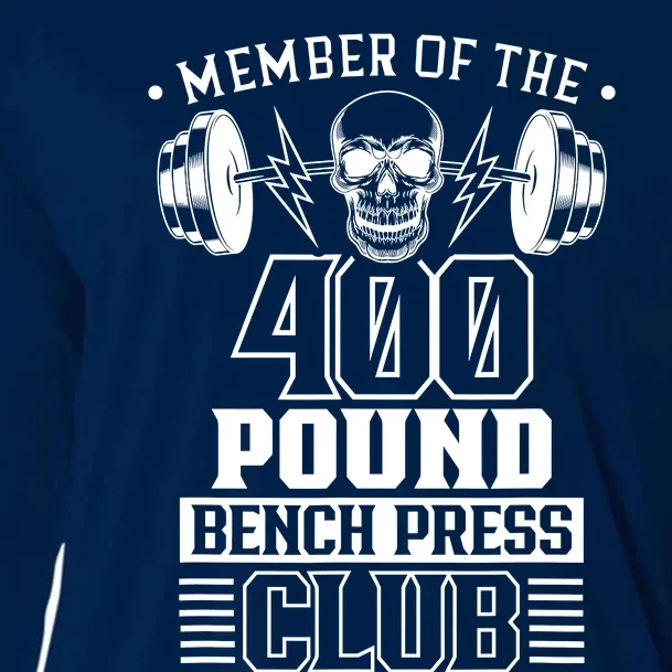 Member Of The 400 Pound Bench Press Club Benchpress Gym Cooling Performance Long Sleeve Crew