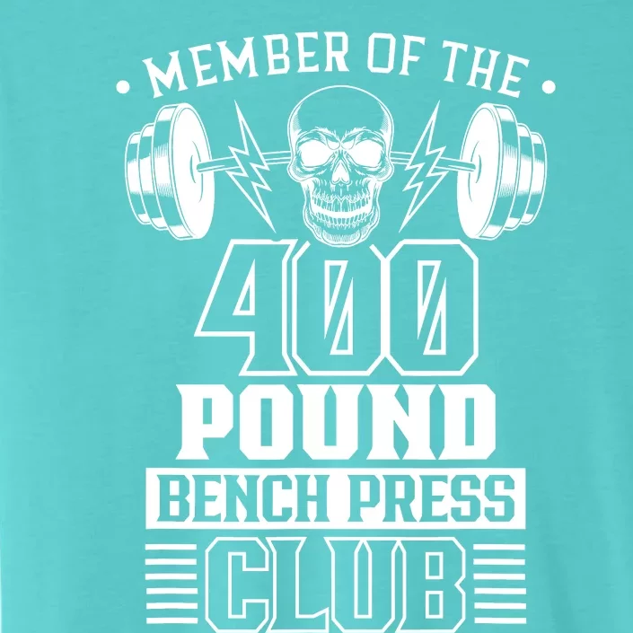 Member Of The 400 Pound Bench Press Club Benchpress Gym ChromaSoft Performance T-Shirt