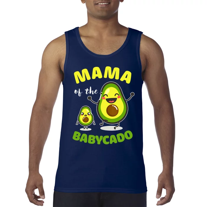 Mama Of The Babycado Avocado Family Matching Gift Tank Top