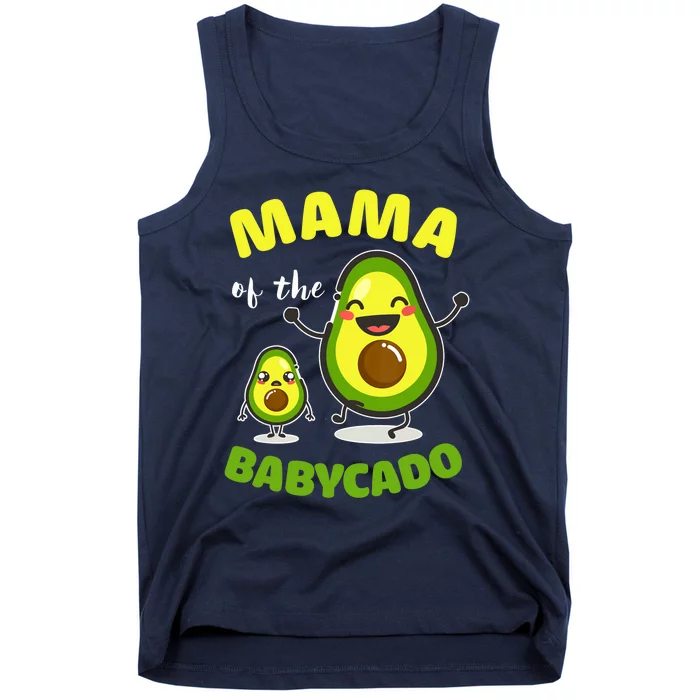 Mama Of The Babycado Avocado Family Matching Gift Tank Top