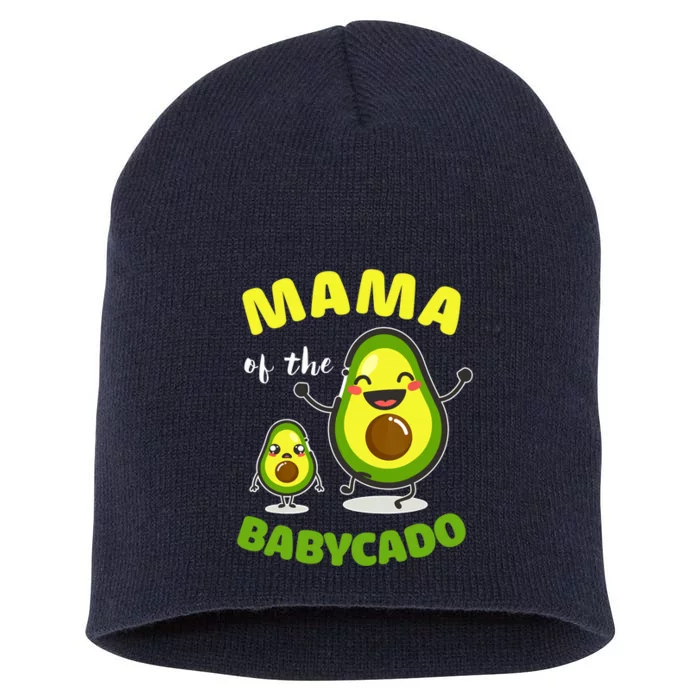 Mama Of The Babycado Avocado Family Matching Gift Short Acrylic Beanie