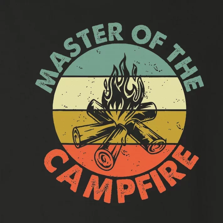 Master Of The Campfire Dad Camping Camping Dad Gift Toddler Long Sleeve Shirt