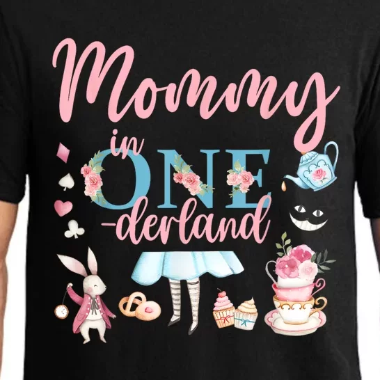 Mommy Of The Birthday Girl Mommy In Onderland 1st Birthday Pajama Set