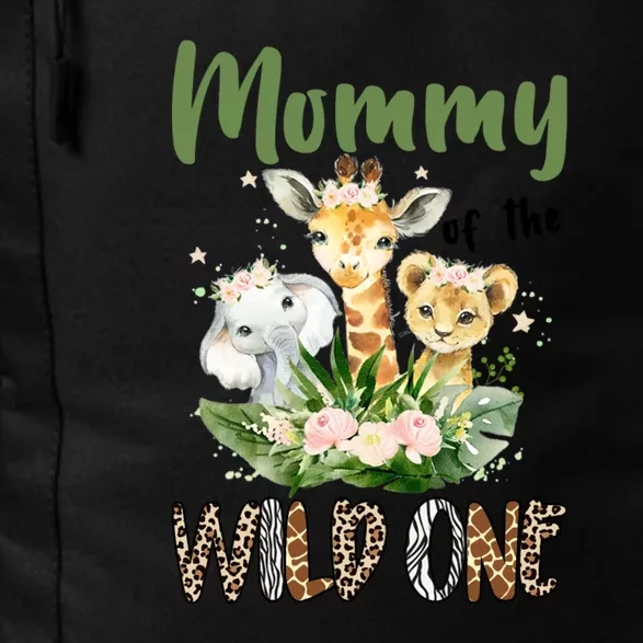 Mom Of The Wild One Zoo Theme Birthday Safari Jungle Animal Daily Commute Backpack